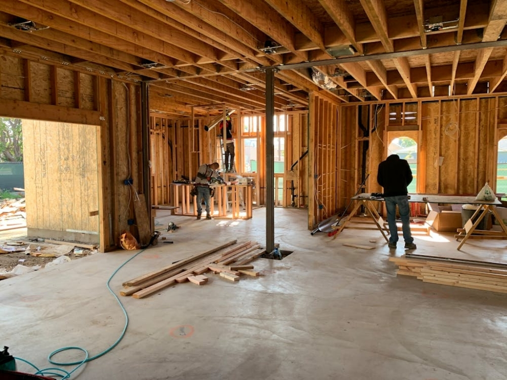 House being constructed